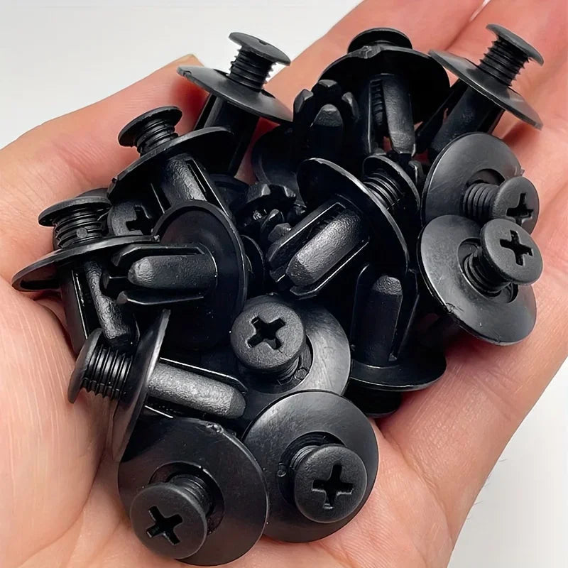50 Pcs Universal Car Interior Plastic Expanding Rivet Clips Car Panel Clips Axl