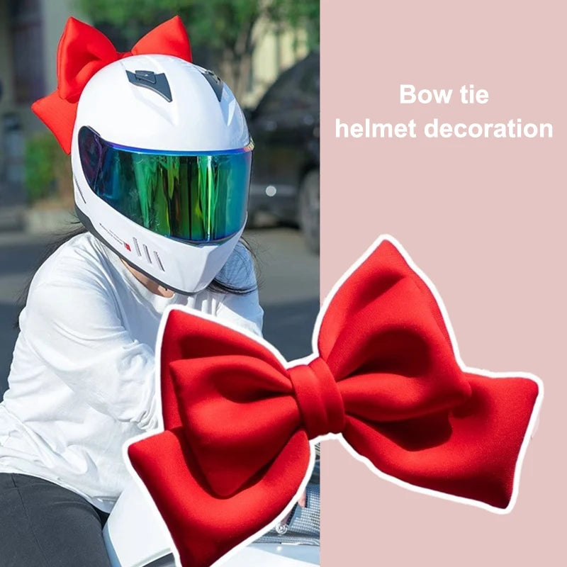 Large Bow Helmet Decoration – DIY Motorcycle & Scooter Decal Helmet Bow Decoration Axl