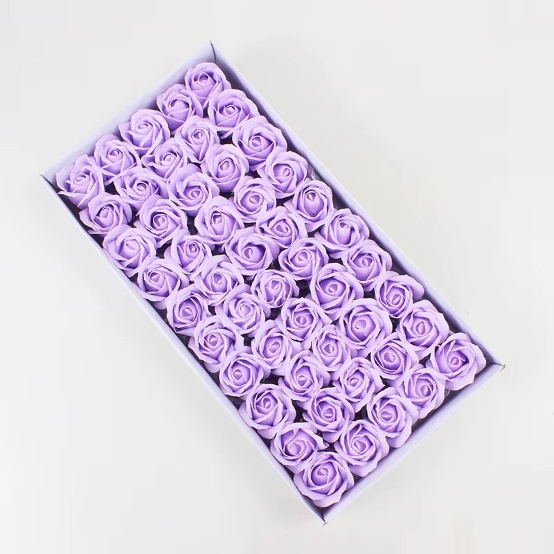 Soap Rose Artificial Flowers for Wedding, Gift & Home Décor Artificial Flower Heads Axl color 10 100 pcs