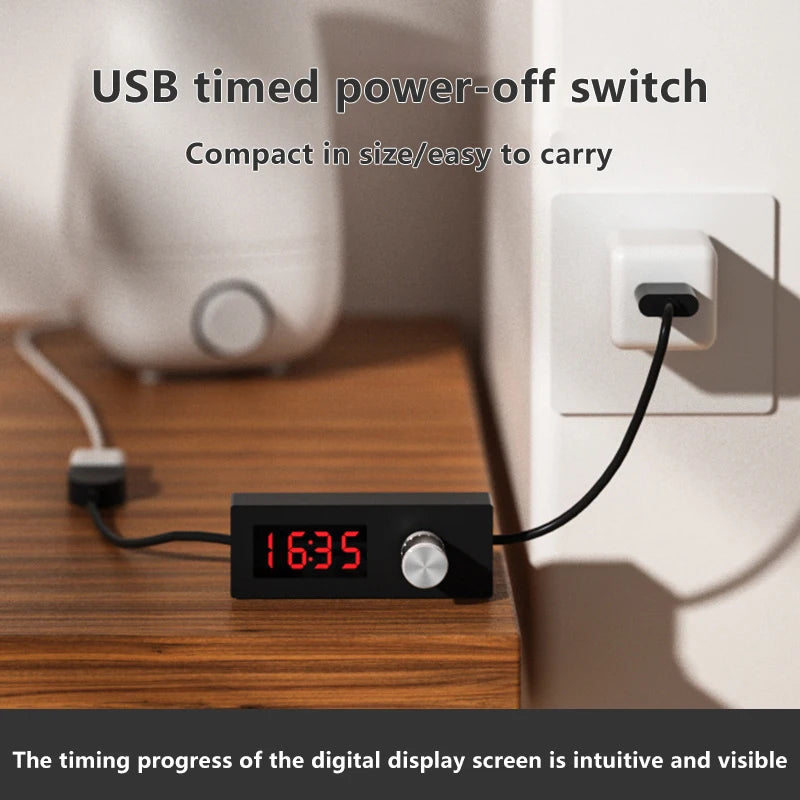 24H USB Countdown Timer Switch – Auto Shutdown for Home USB Timer Switch Axl