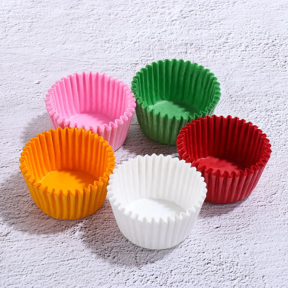 500/1000 PCS Cupcake Liners – Paper Baking Cups & Muffin Cases Paper Cupcake Liners Axl
