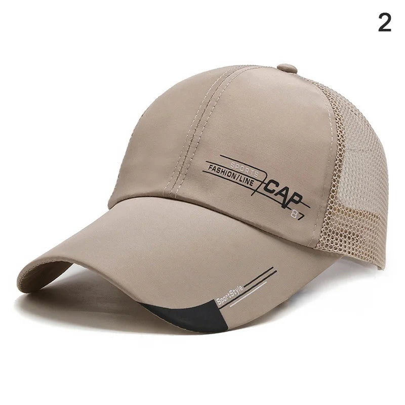 Men's Wide Brim Baseball Cap – UV Outdoor Sun Hat Baseball Cap Axl N2