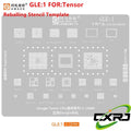 AMAOE Google Pixel Tensor CPU BGA Reballing Stencil Tool BGA Reballing Stencil Axl GLE1 Tensor China Mainland