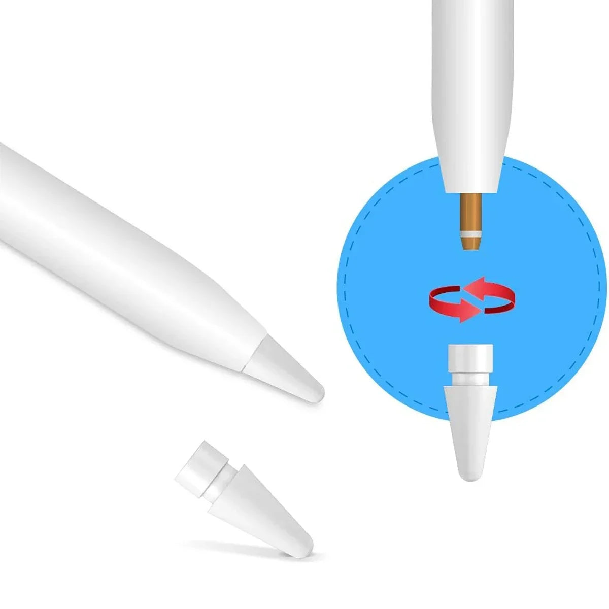 Apple Pencil 1 Accessories – Charging Adapter & Magnetic Cap Set Stylus Accessories Set Axl
