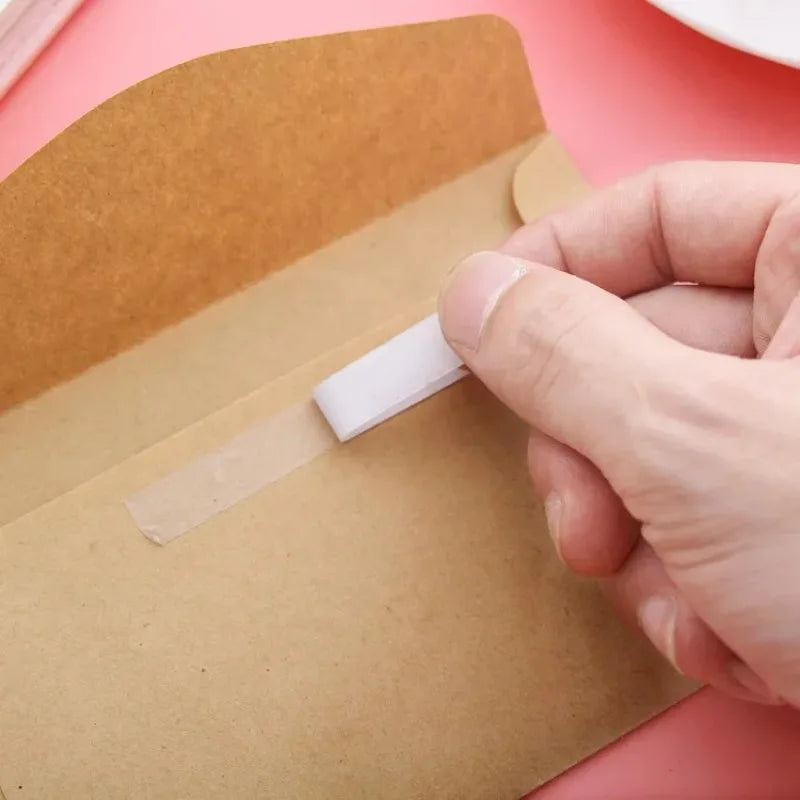 White Double-Sided Tape 1cm×120cm – DIY Craft Stationery 4pk Double-Sided Tape Axl