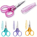 4-Piece Precision Craft Scissors Set – Curved & Straight Tips Craft Scissors Set Axl Colorful