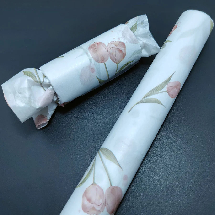 50 Pcs Tulip Gift Wrapping Paper Set – DIY Crafts & Occasions Gift Wrapping Paper Axl