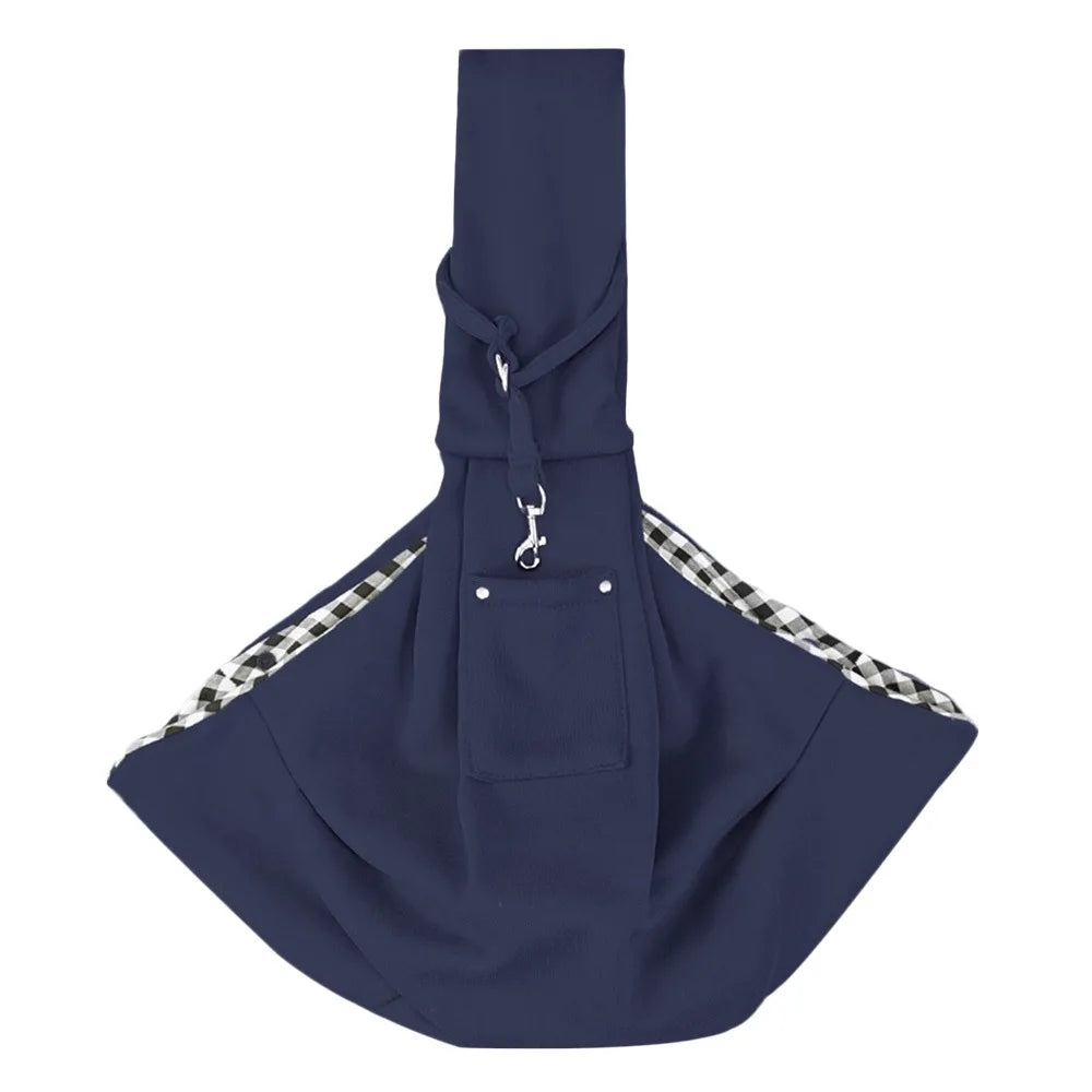 Pet Sling Carrier Bag – Crossbody Shoulder Bag for Dogs & Cats Pet Sling Carrier Axl Navy blue