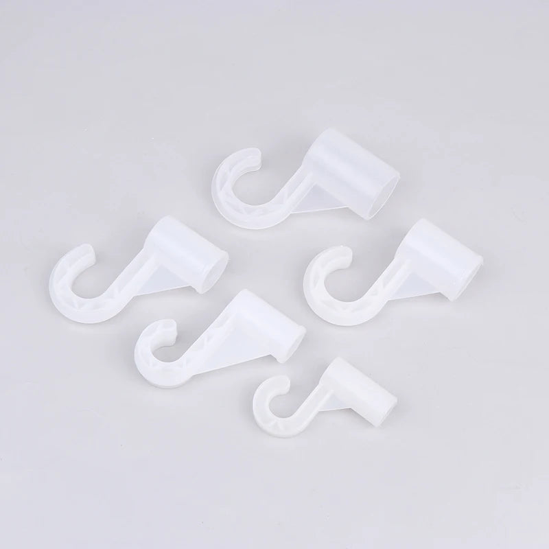 10-Pack Plastic Hooks – Wardrobe, Shelf, Tent & DIY Fittings Plastic Hook Fittings Axl