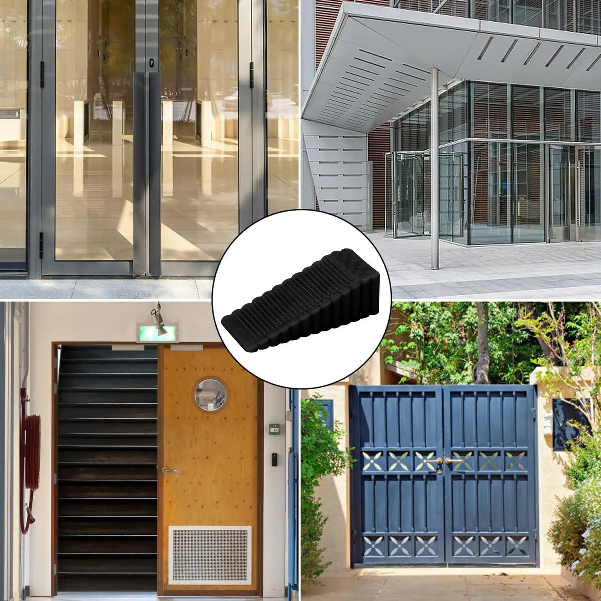 Flexible Non-Slip PVC Door Stopper – Anti-Collision Door Wedge Door Stopper Axl