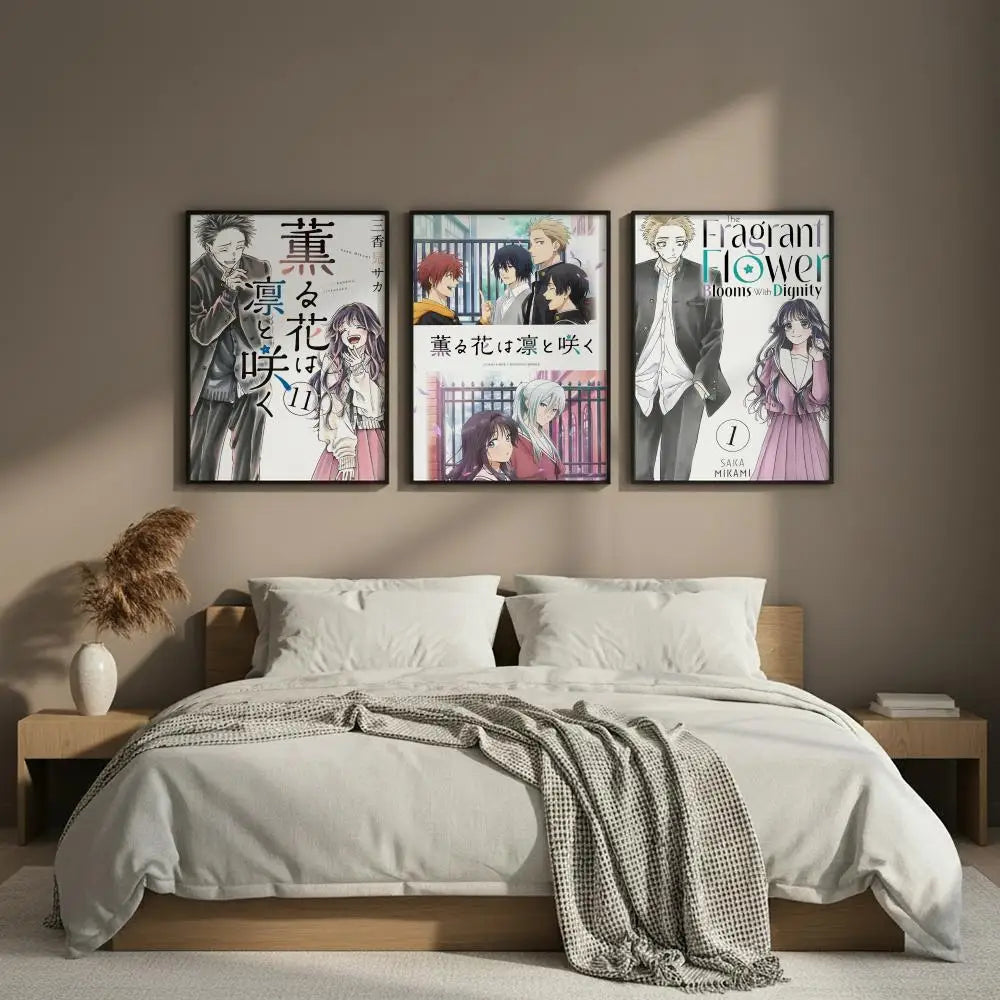 HD Art Poster Wall Sticker – Flower, Bloom & Anime Prints Wall Art Poster Axl