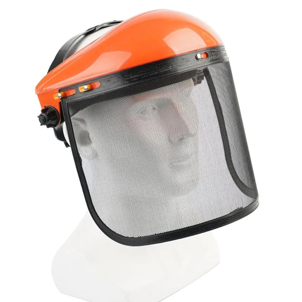 Chainsaw Helmet Mesh Face Shield – Adjustable Forestry Guard Safety Face Shield Axl