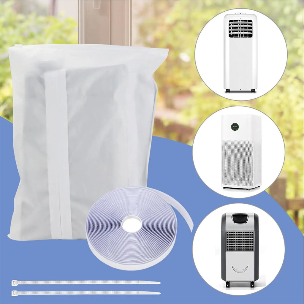 AC Window Seal Kit – No-Drill HVAC Vent Insulation with Zippers AC Window Seal Kit Axl
