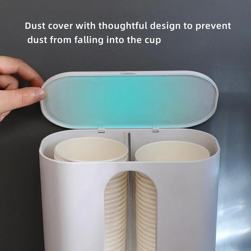 Automatic Disposable Cup Dispenser – Wall Mount Paper Cup Holder Cup Dispenser Axl