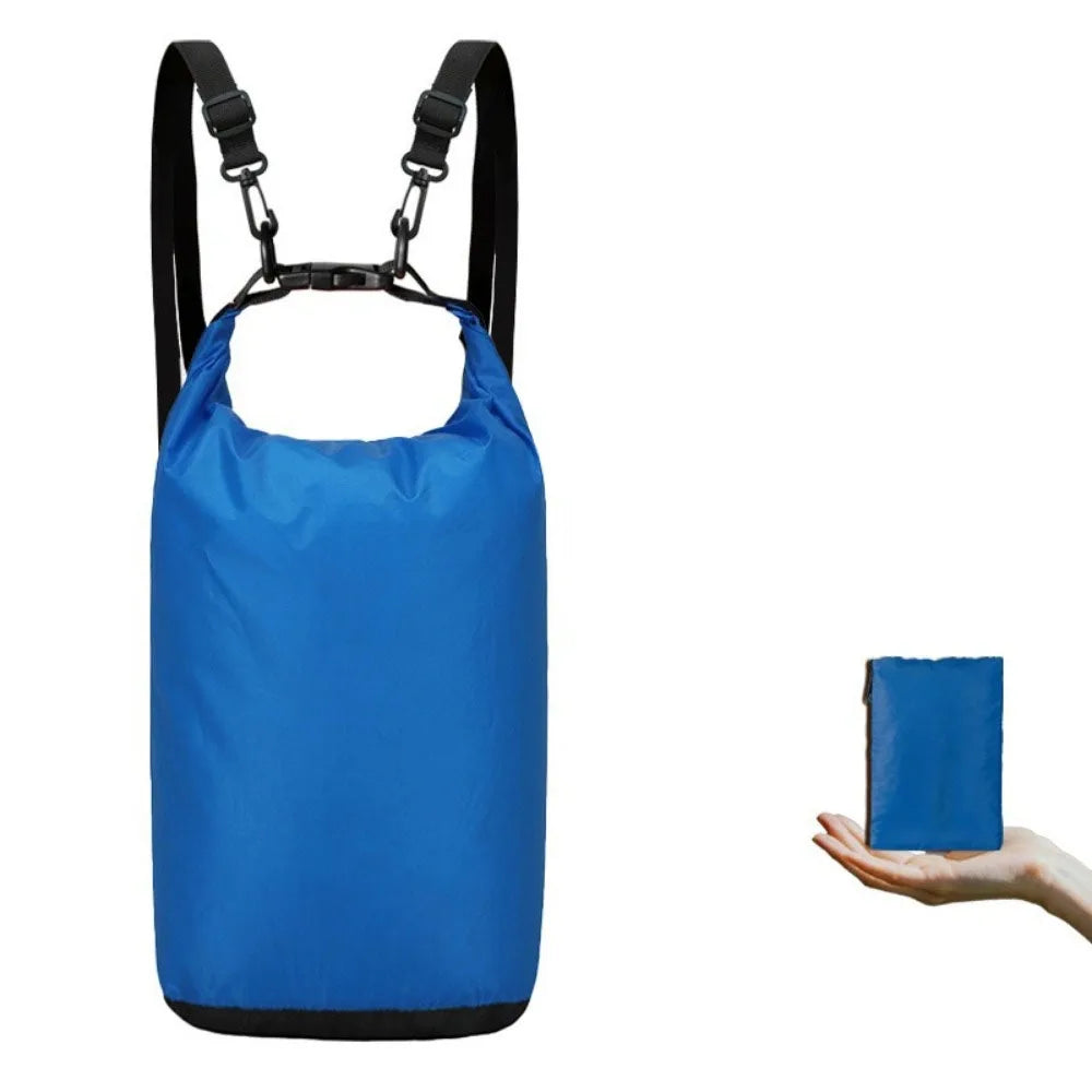 Waterproof Dry Bag 15/20L – Foldable Roll-Top Drifting Bag Waterproof Dry Bag Axl Blue-20 L