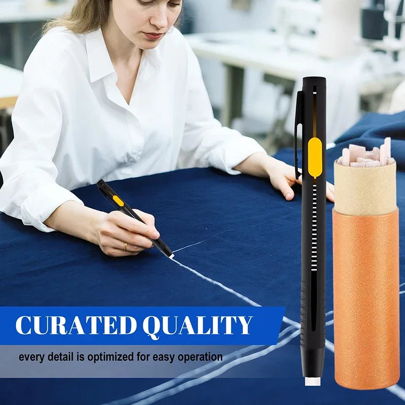 Heat-Erasable Fabric Marker Pens – 2 Pens + 20 Refills Fabric Marker Pens Axl
