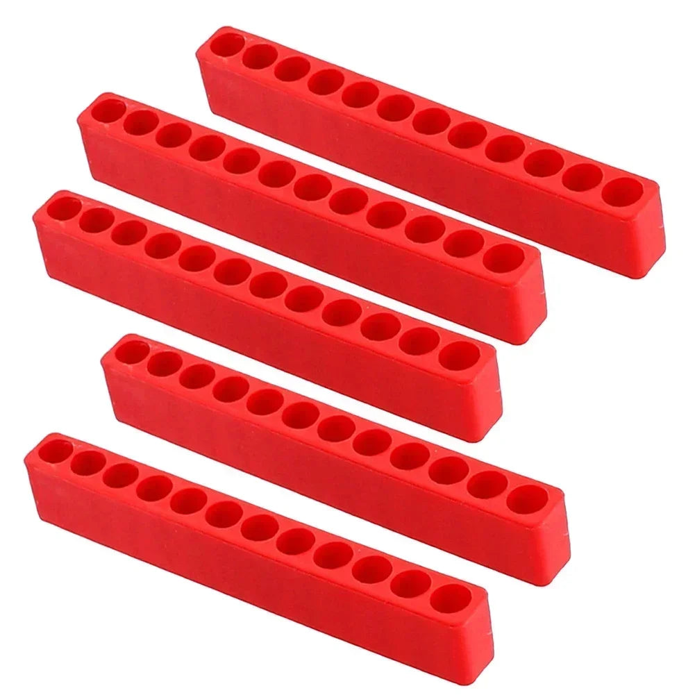 5-Pack 12-Hole Hex Bit Organizer | 1/4" Screwdriver Bit Holder Bit Holder Organizer Axl China Mainland