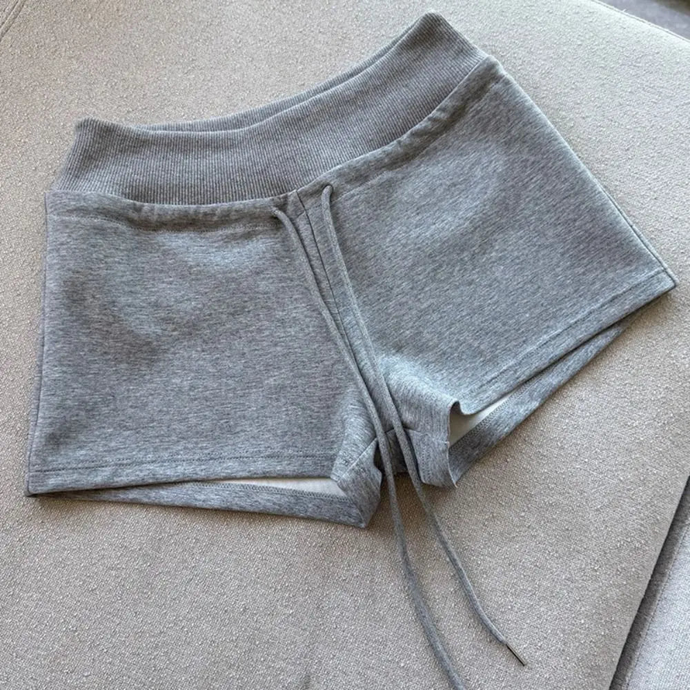 Women's Drawstring High Waist Slim Fit Casual Shorts Casual Shorts Axl