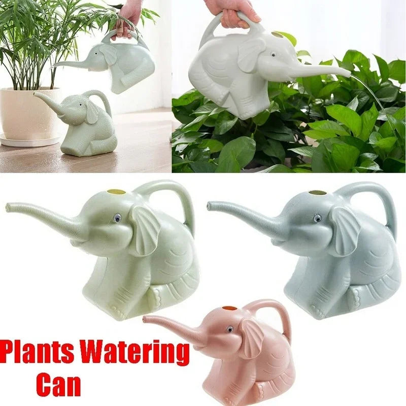 Elephant Watering Can – Cute Plastic Garden Plant Pot Novelty Watering Can Axl
