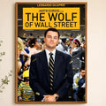 Wolf of Wall Street Movie Poster – Peel & Stick PVC Wall Art Movie Wall Poster Axl White01 30X40cmNoframe