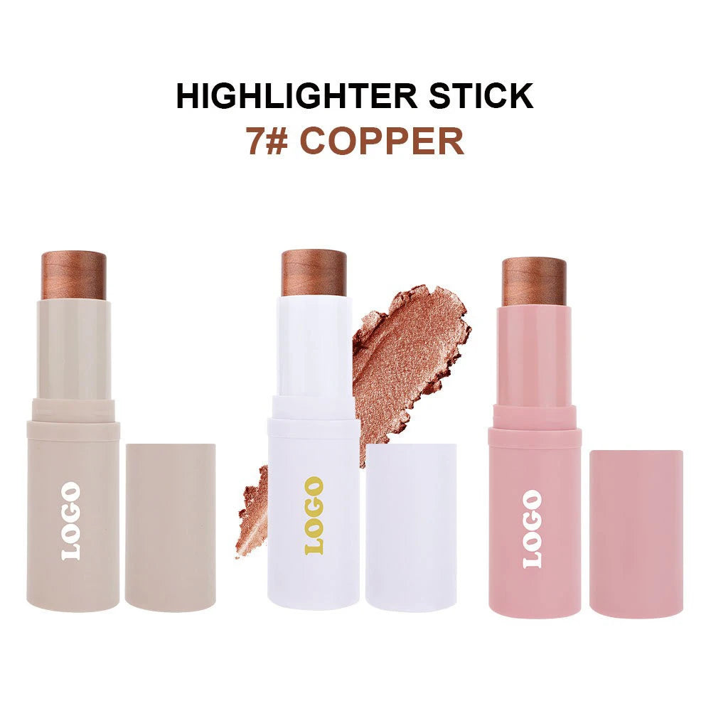 Vegan Waterproof Blush Stick & Highlighter | Private Label Blush Highlighter Stick Axl