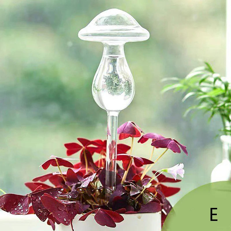 Glass Self-Watering Plant Feeder | Automatic Drip Irrigation Plant Watering Device Axl 1pcs 4
