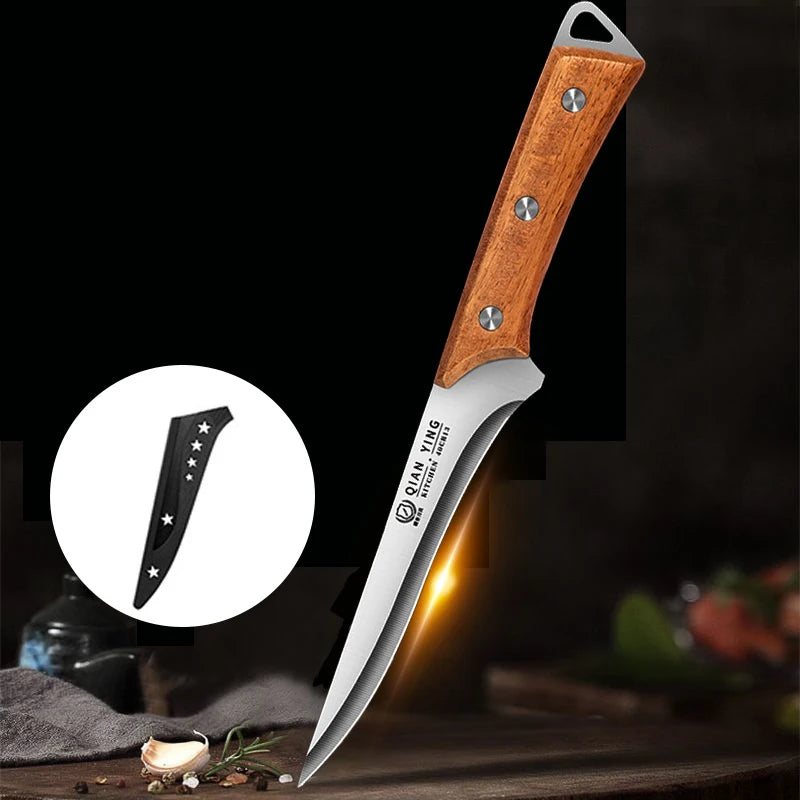 Professional Stainless Steel Boning Knife – High-Hardness Kitchen Boning Knife Axl 1pcs A