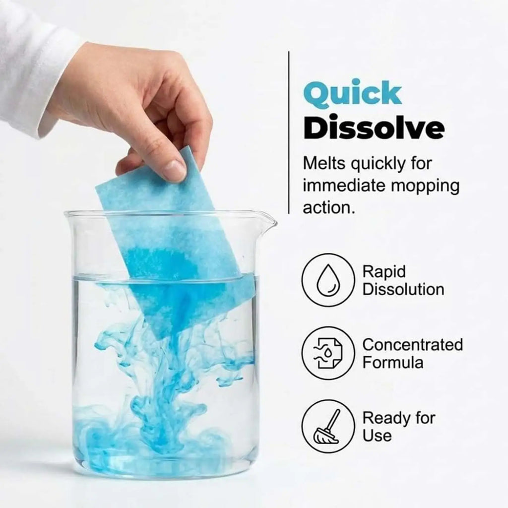 Concentrated Floor Cleaning Tablets – Dissolving Multi-Surface Sheets Floor Cleaning Tablets Axl