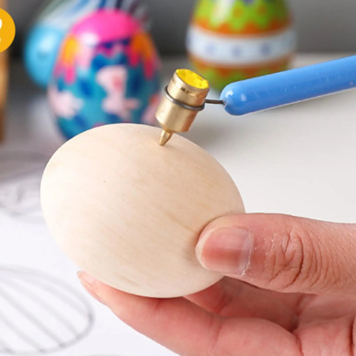 Pysanky Egg Decorating Pen Set – 3 Precision Metal Tips Egg Decorating Tool Axl