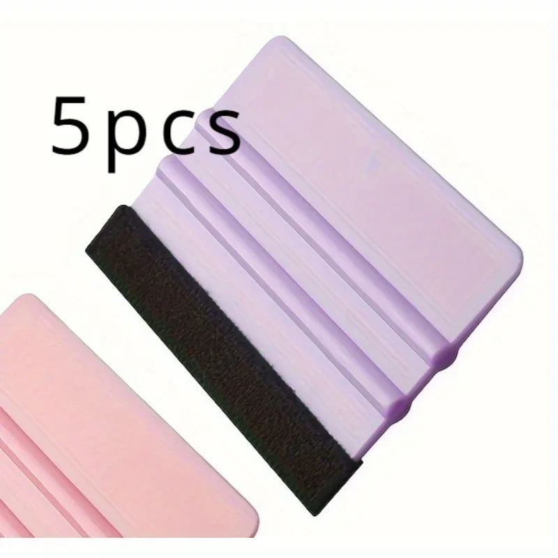 5-Pack Felt Vinyl Squeegees for Crafting & Decal Application Vinyl Crafting Tool Axl