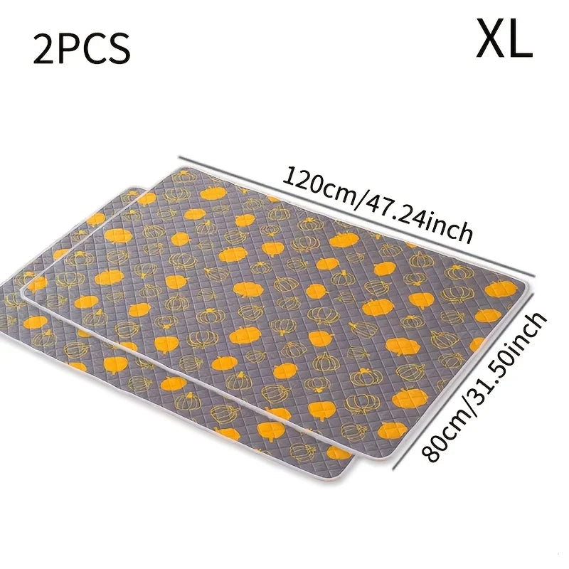 KEMORELA 2-Pack Washable Dog Training Mats – Home & Car Dog Training Mat Axl 2PCS 120X80cm