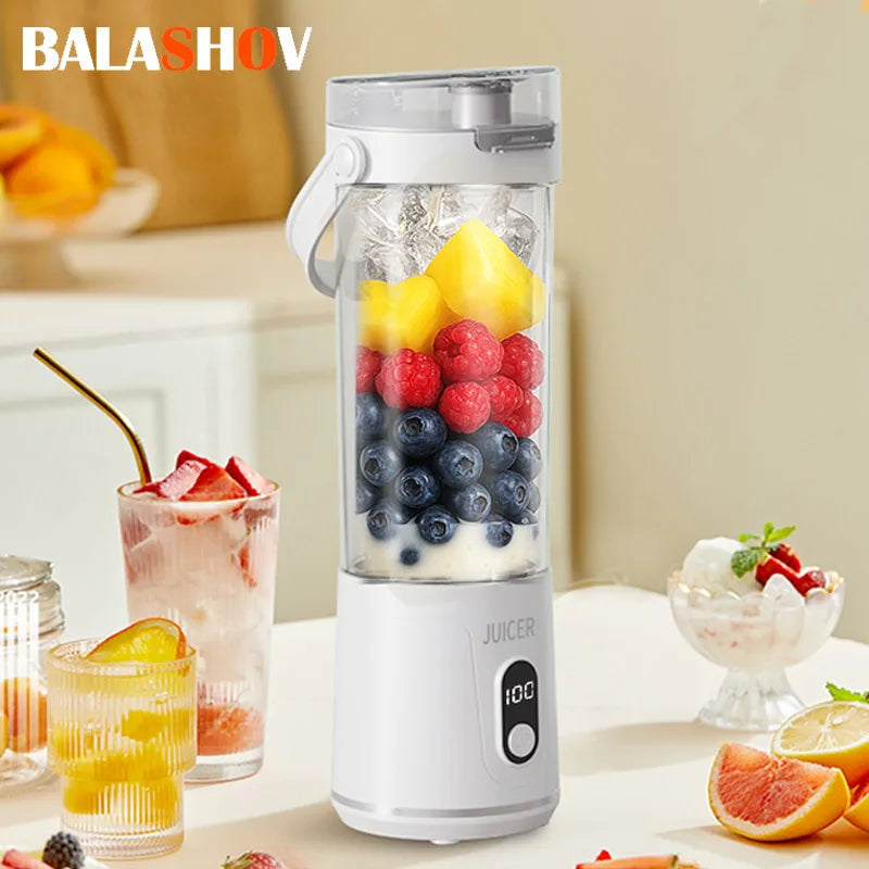BALASHOV Portable Mini Blender – Rechargeable Fruit Juicer Portable Blender Juicer Axl