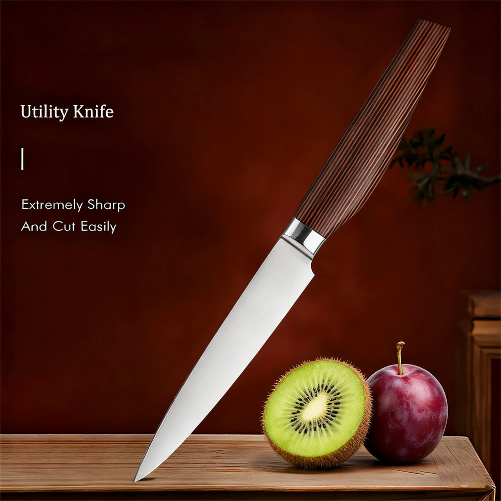 Multifunctional Steel Fruit & Chef Kitchen Knife Kitchen Knife Axl
