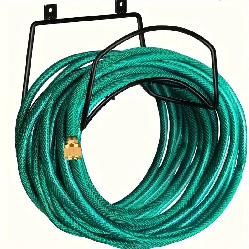 Wall Mounted Garden Hose Holder – Heavy Duty Iron Rack Garden Hose Holder Axl