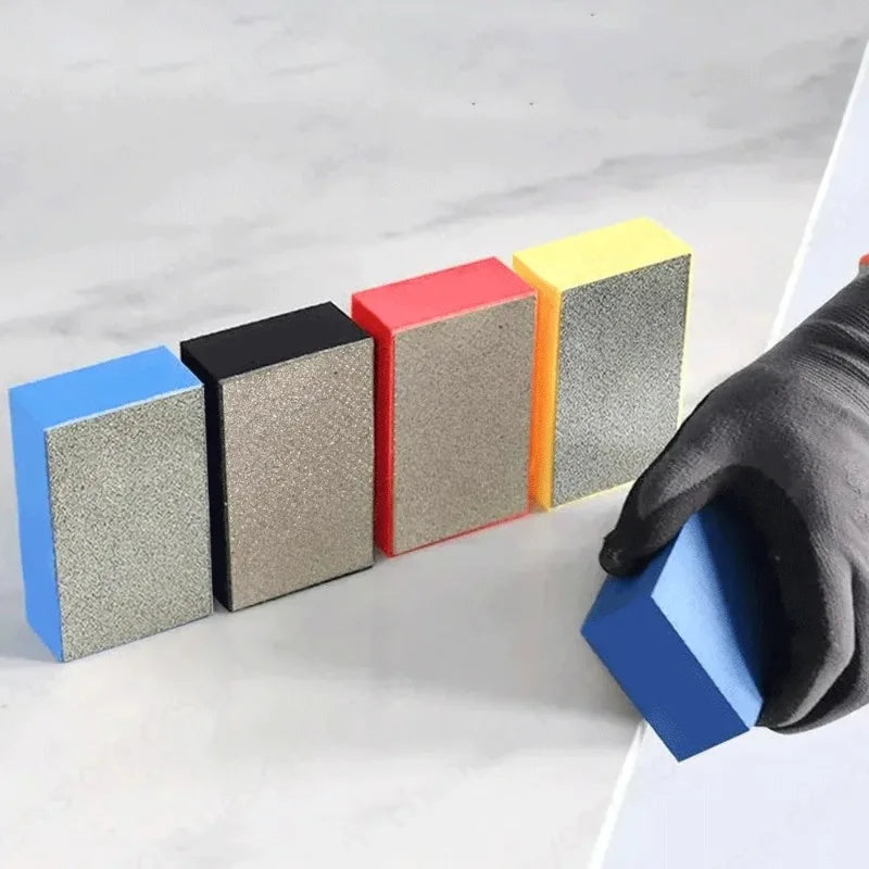 Diamond Hand Polishing Pads – Stone, Tile, Glass & Marble Block Abrasive Polishing Pad Axl