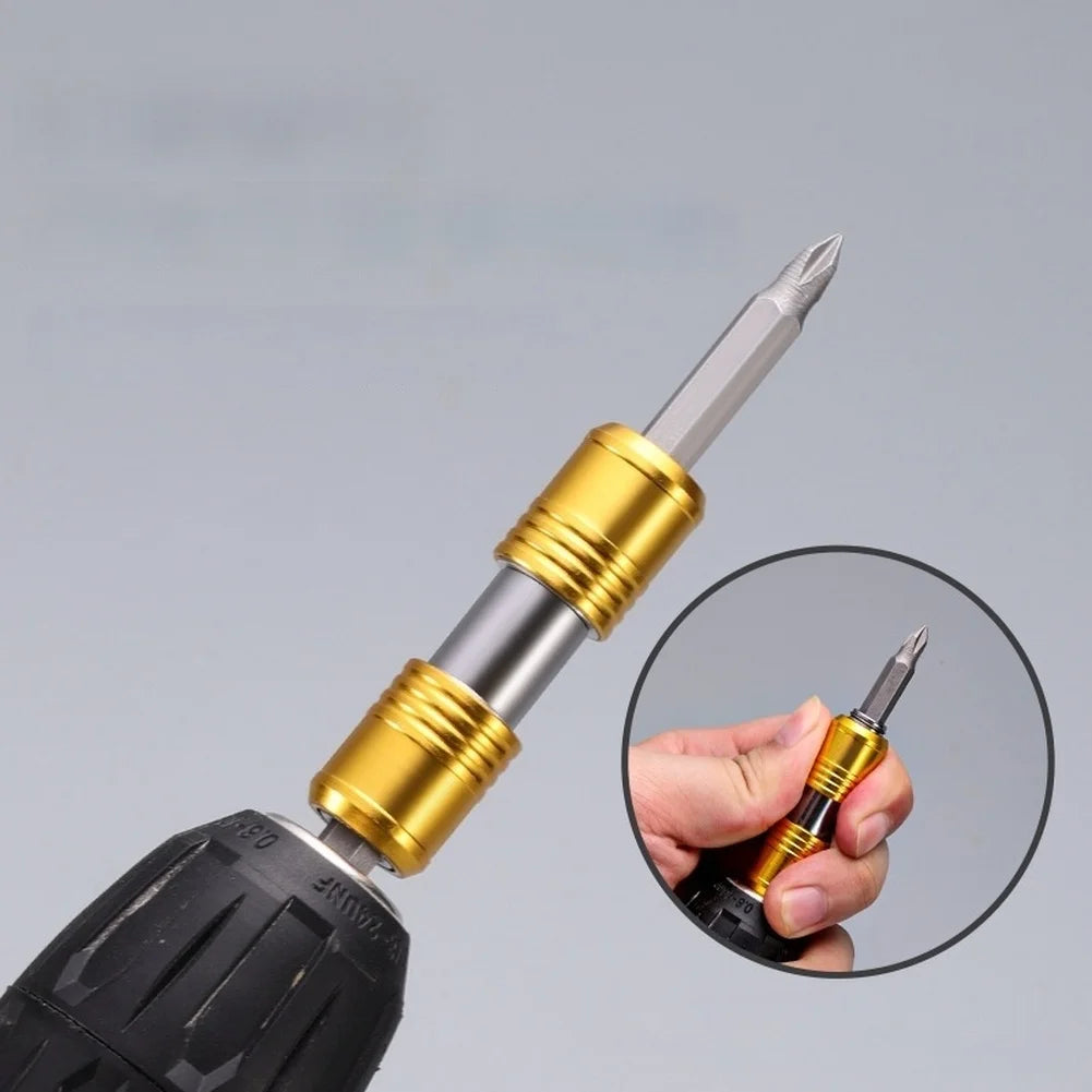 3-Pc Hex Quick-Change Adapter Set | Self-Locking Bit Holder Drill Bit Adapter Axl