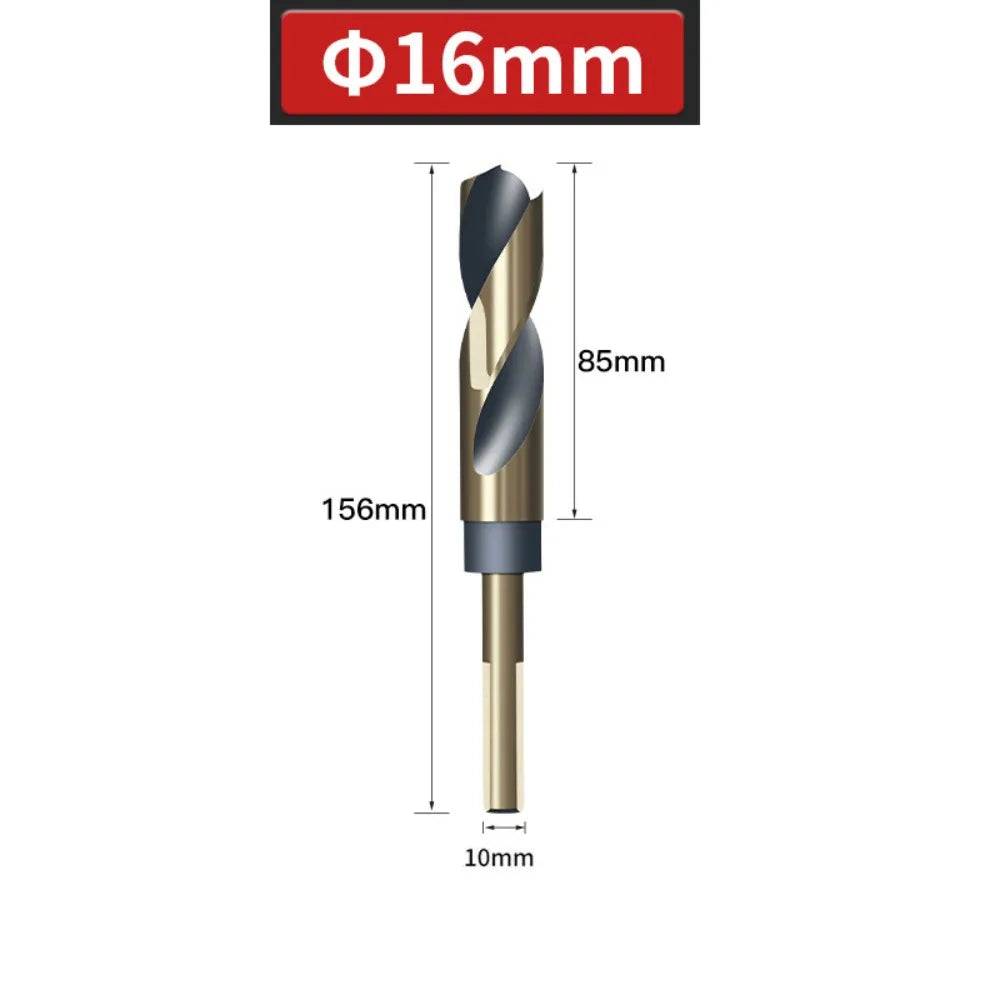 HSS Reduced Shank Twist Drill Bits for Metal & Steel – 156mm HSS Twist Drill Bit Axl 16mm
