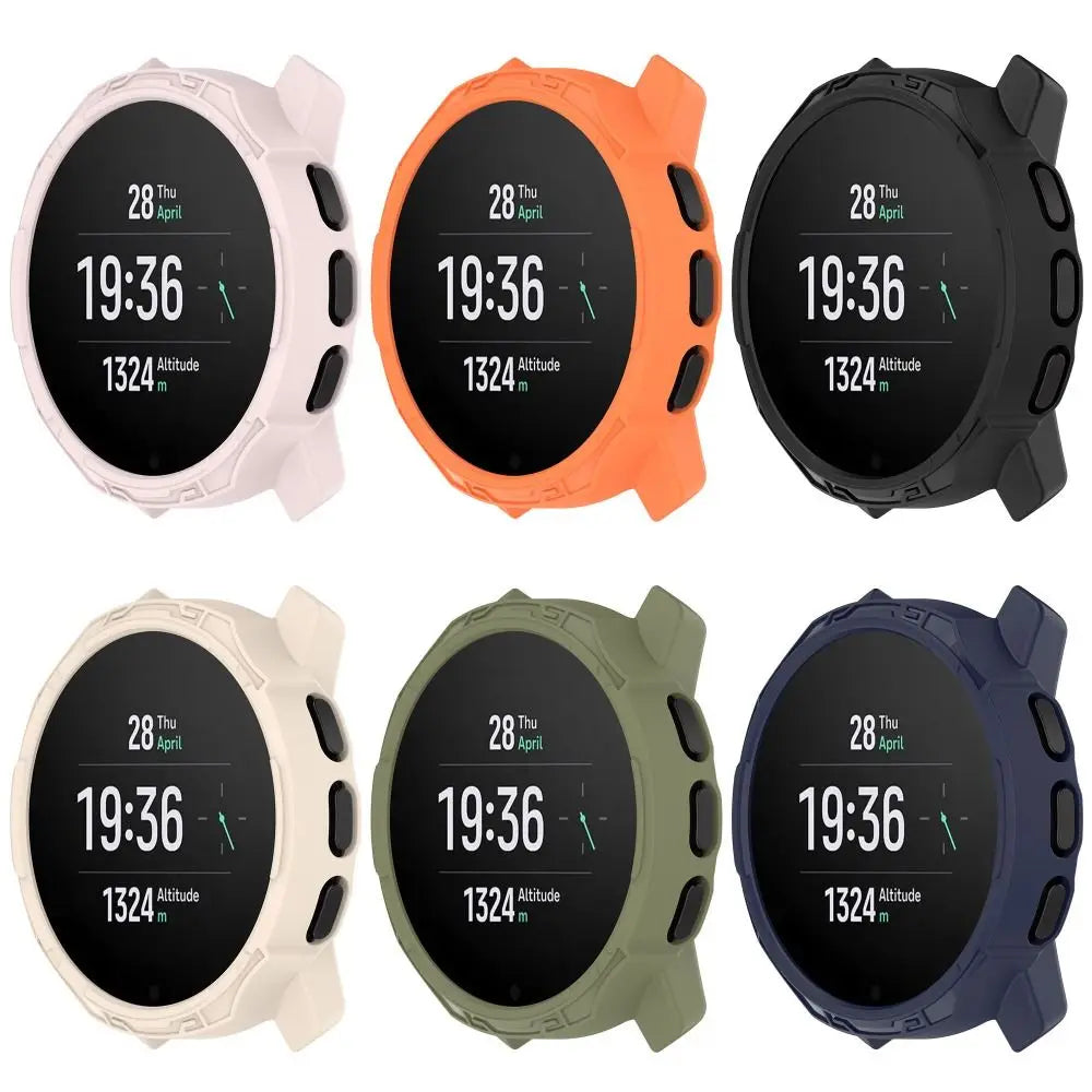 TPU Bezel Case & Screen Protector for Suunto 9 Peak Pro Watch Bezel Case Axl