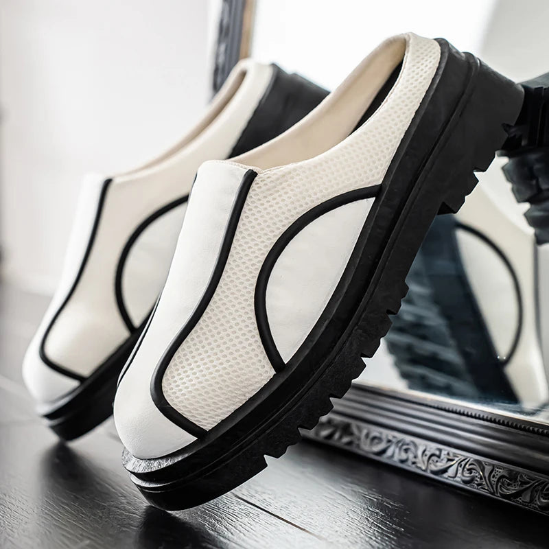 Men's Canvas Slip-On Loafer Slippers – Light & Breathable Canvas Loafer Slippers Axl