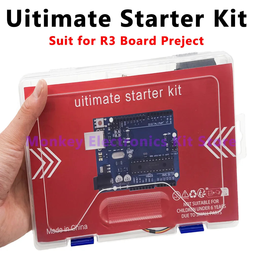 ATmega328P UNO R3 Ultimate Starter Kit – DIY Electronics Learning Electronics Starter Kit Axl