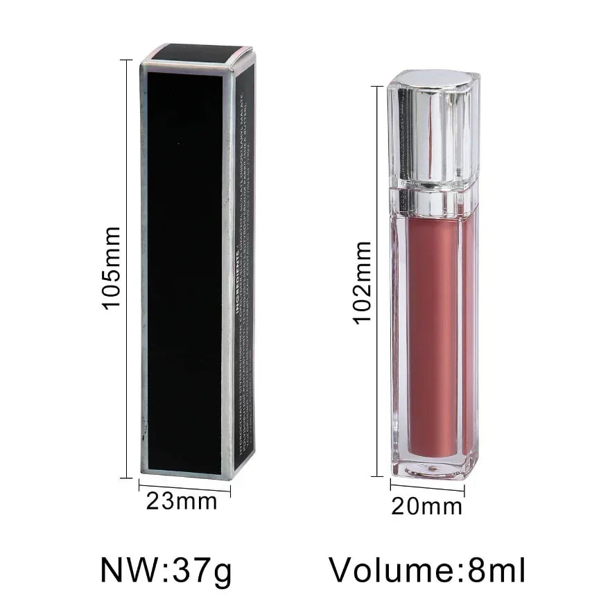 Waterproof Glossy Lip Gloss – 142 Shades Vegan Shimmer Wholesale Lip Gloss Axl