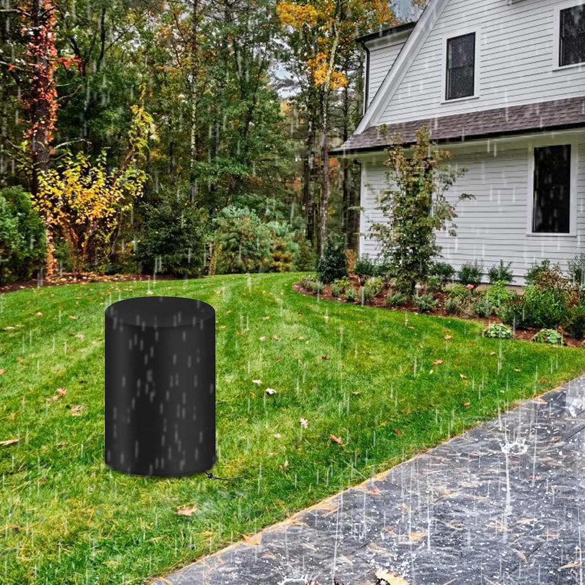 55 Gallon Drum Cover – Waterproof, UV & Dustproof Barrel Cover Outdoor Barrel Cover Axl