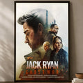 Jack Ryan Ghost War HD Self-Stick PVC Wall Art Poster Wall Art Poster Axl White04 50X70cmNoframe