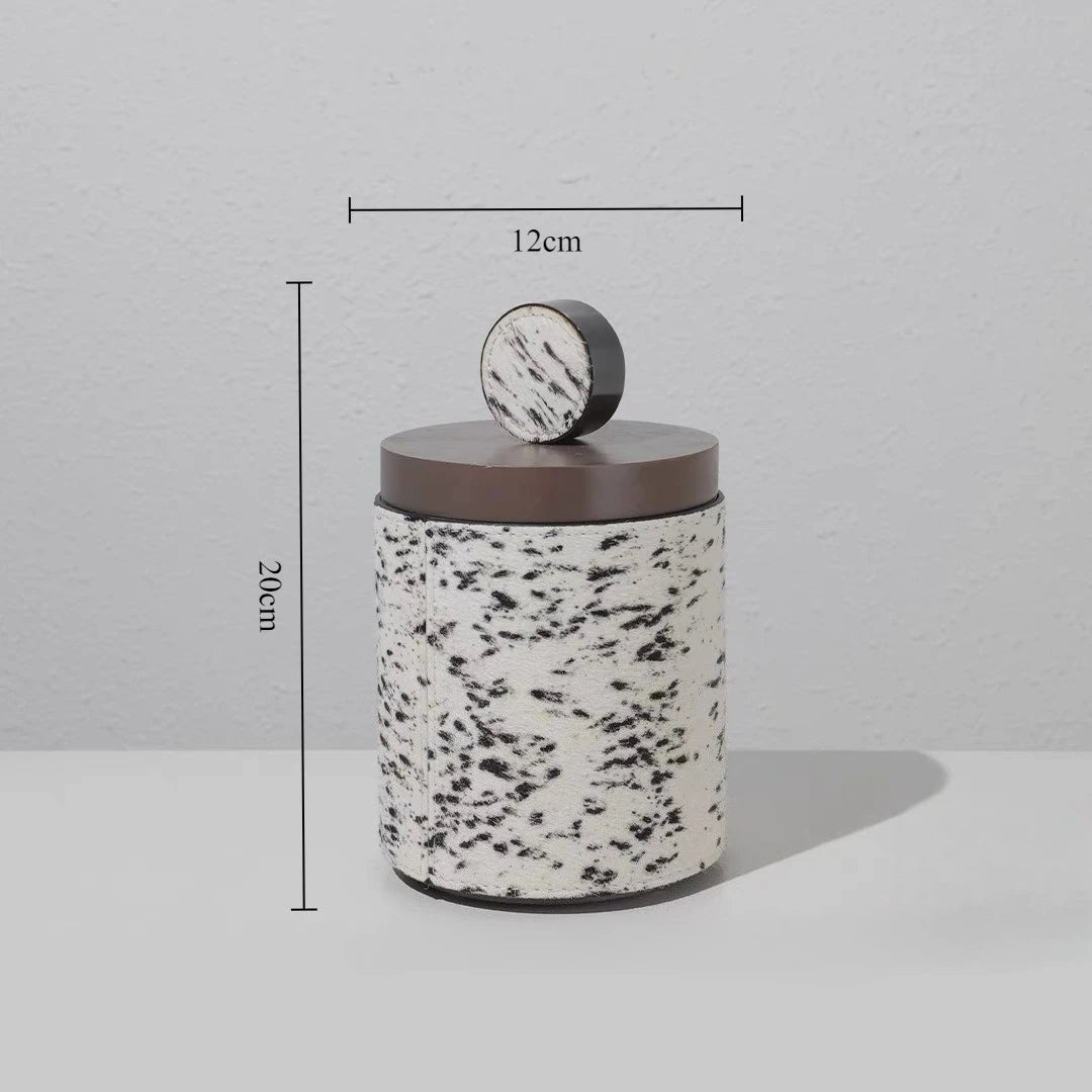 Modern Light Luxury Pine & Horsehair Jewelry Storage Box Jewelry Storage Box Axl High
