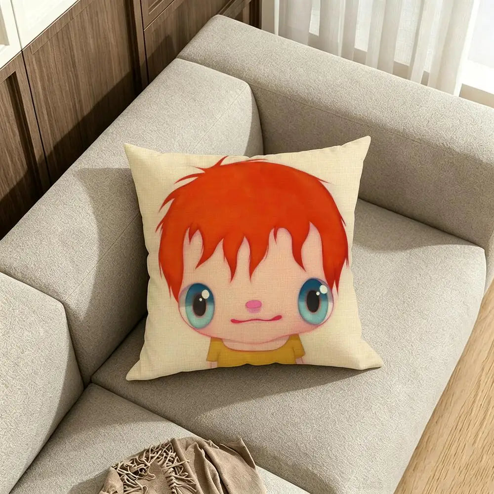 Javier Calleja Linen Cushion Cover | Sofa & Bedroom Décor Decorative Cushion Cover Axl