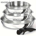 KEMORELA 316 Stainless Steel Stackable Pot Set – Induction Safe Stackable Cookware Set Axl 3PCS