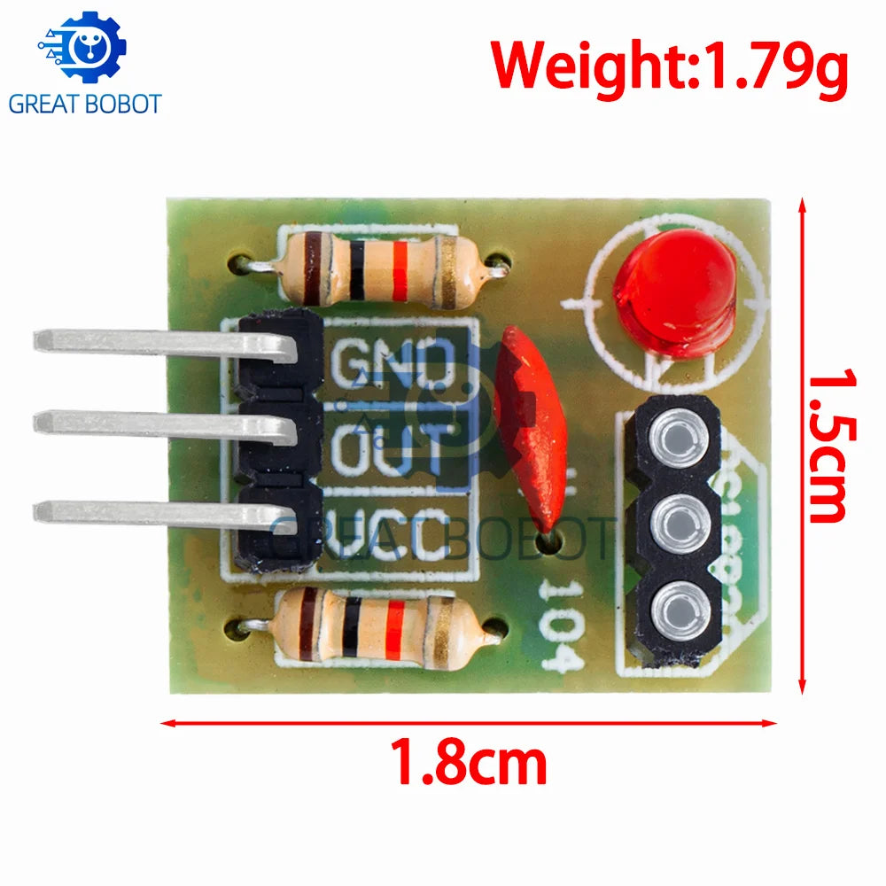 KY-008 650nm Laser Transmitter & Receiver Sensor Module Kit Laser Sensor Module Axl