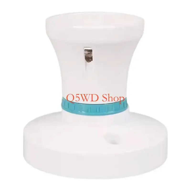 E27 Screw Ceiling Lamp Holder – Heat Resistant Bulb Adapter Lamp Socket Adapter Axl White and blue CN