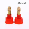 2-Pack Adjustable Brass High-Pressure Garden Sprinkler Nozzles Garden Sprinkler Nozzle Axl Default Title