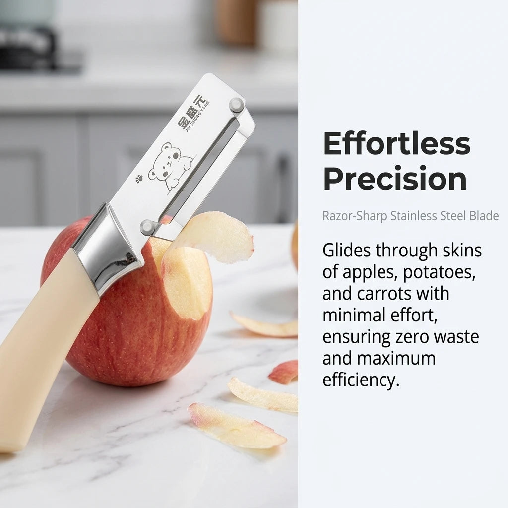 Cute Cartoon Vegetable Peeler – Stainless Steel Kitchen Tool Vegetable Peeler Axl